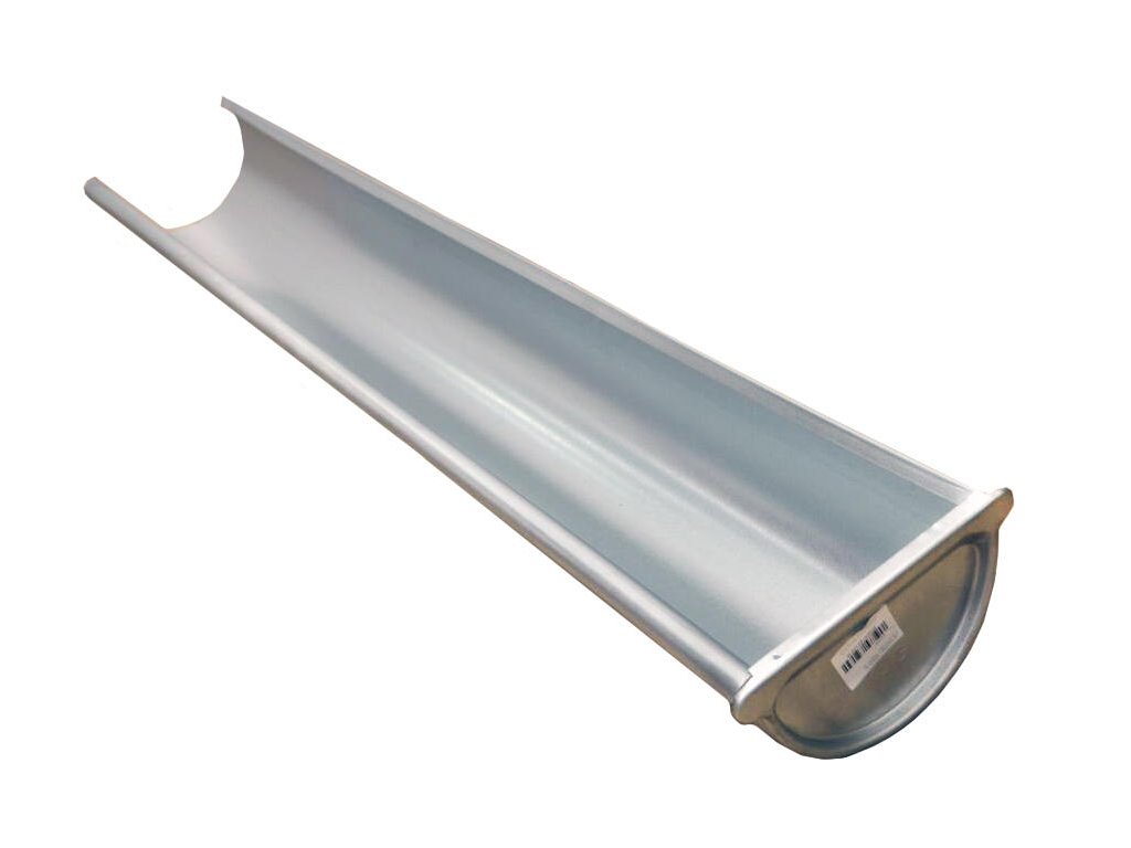 žlab koncový P 330mm d.1m Zn