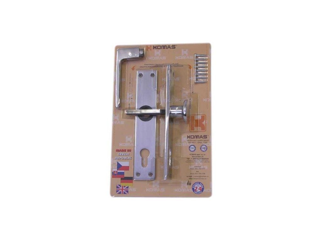 klika s knoflíkem K 757 72/vložka Al blistr