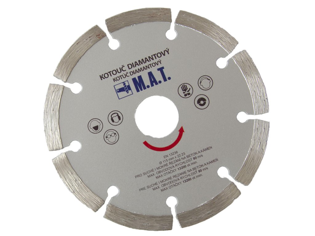 kotouč diamantový 180 segmentový