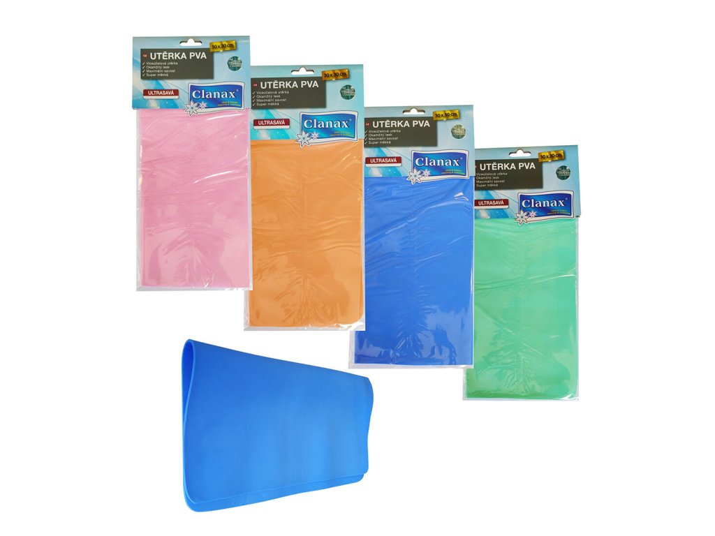 utěrka ultrasavá 30x30cm PVA mix barev