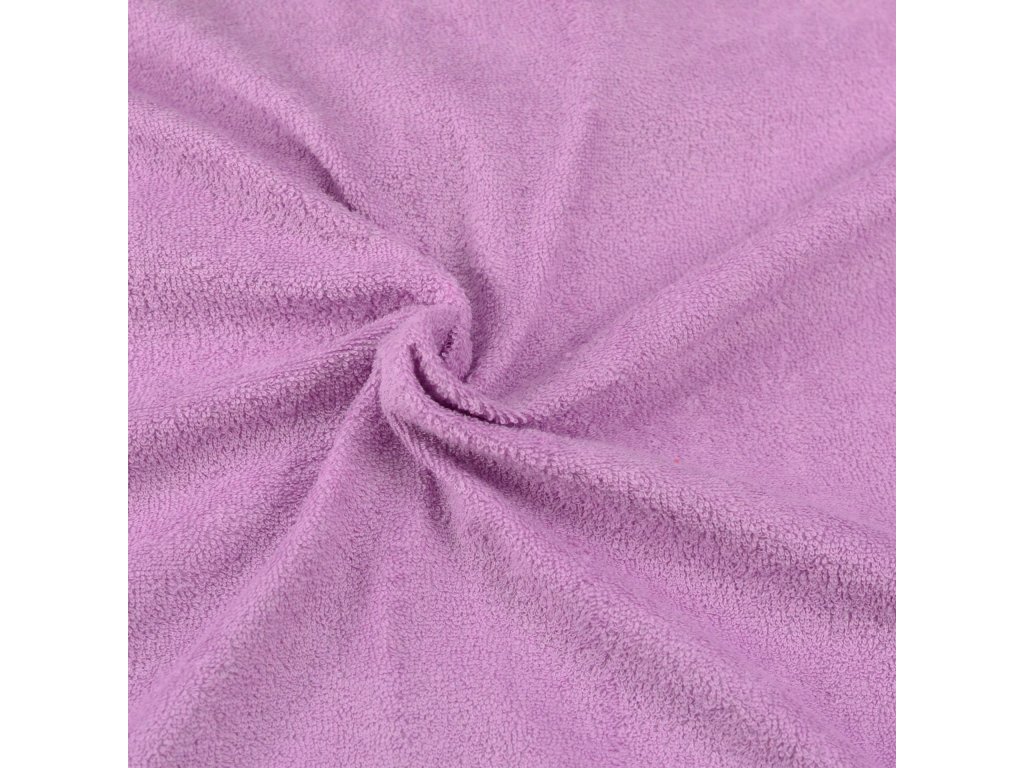 Froté prostěradlo světle fialové (Rozměr Dětské 60x120)