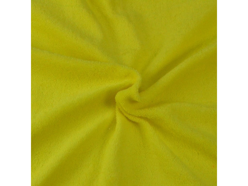 Froté prostěradlo citron (Rozměr 140x200)