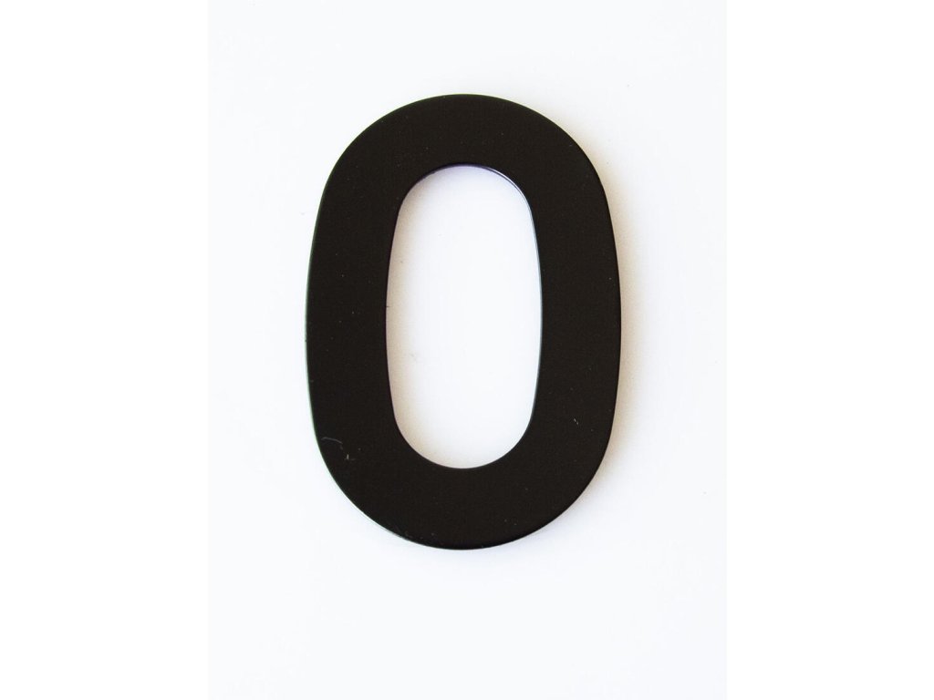 číslo domovní č.0 95mm nerez ČER