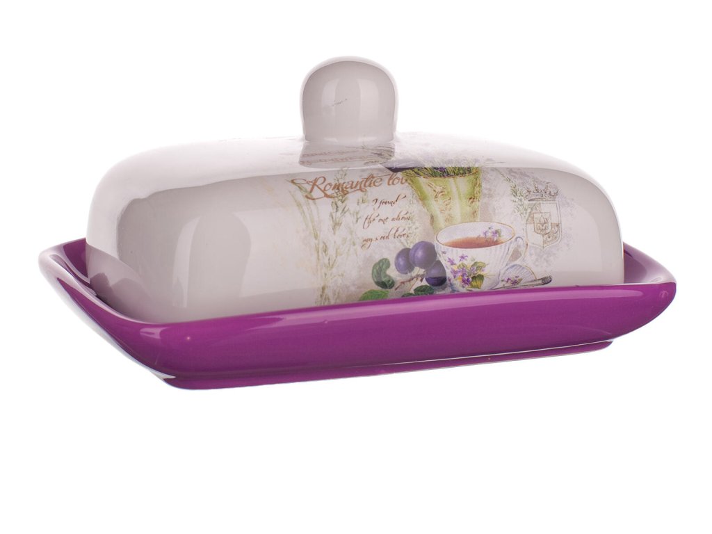 máslenka LAVENDER 17,5x13cm keramika