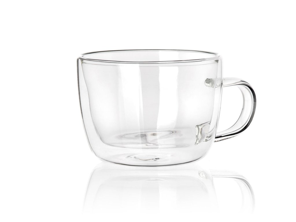 hrnek 310ml dvoustěnný DOBLO skleněný