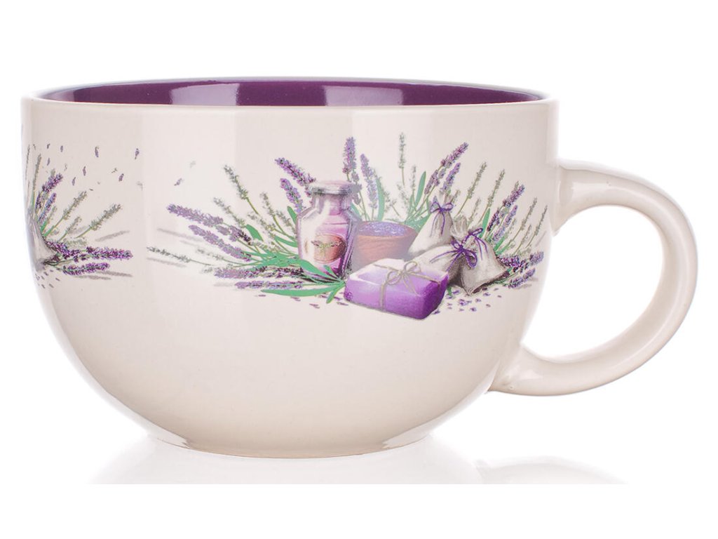 hrnek JUMBO 660ml LAVENDER keramický