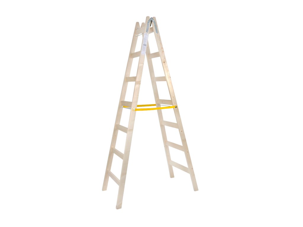 štafle malířské PROFI 7 př. dřevěné nelakované