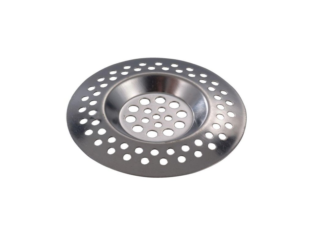 sítko do umyvadla/dřezu pr.7,5cm nerez (2ks)