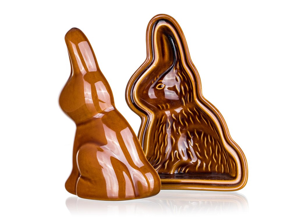 forma ZAJÍC 21x14,5x10cm 2dílná keramická