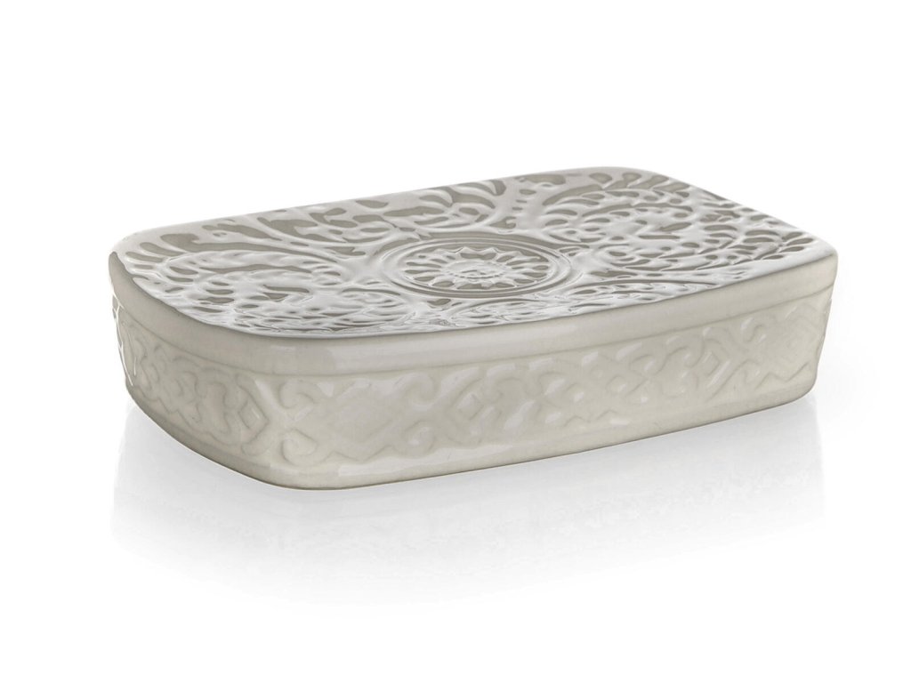 miska na mýdlo 14x9x3cm keramická ŠE-BÉŽ