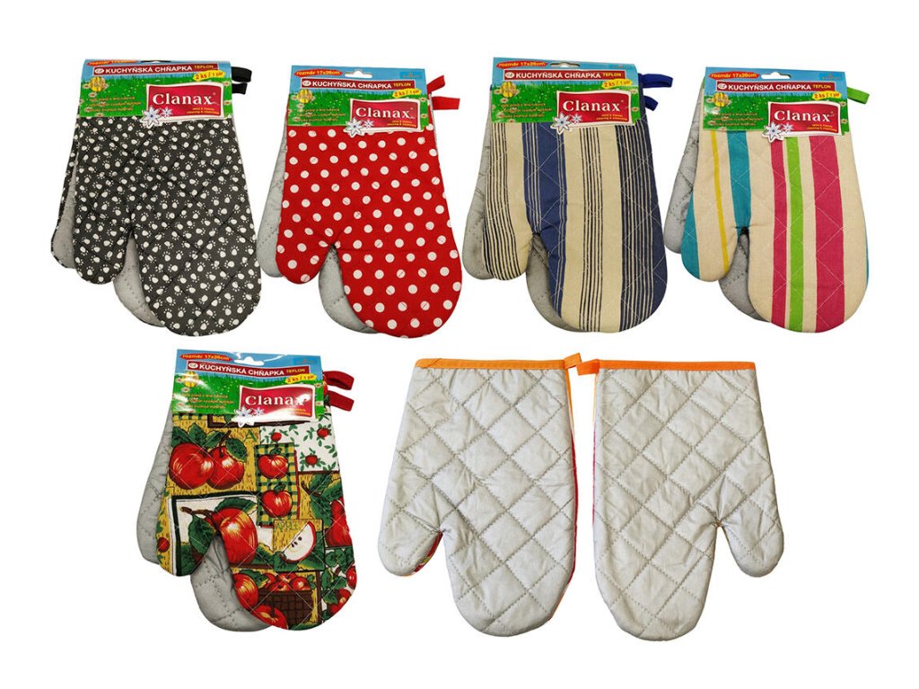 chňapka BA/teflon s magnetem/poutkem, mix (2ks)