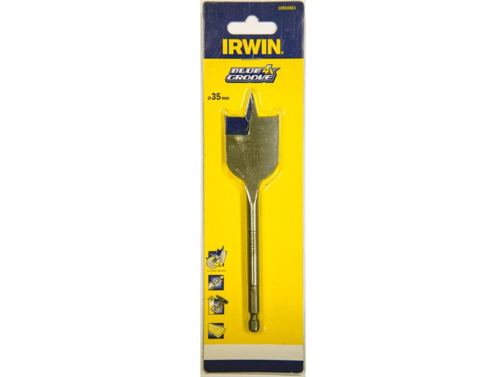 vrták do dřeva plochý BLUE GROOVE 35mm IRWIN