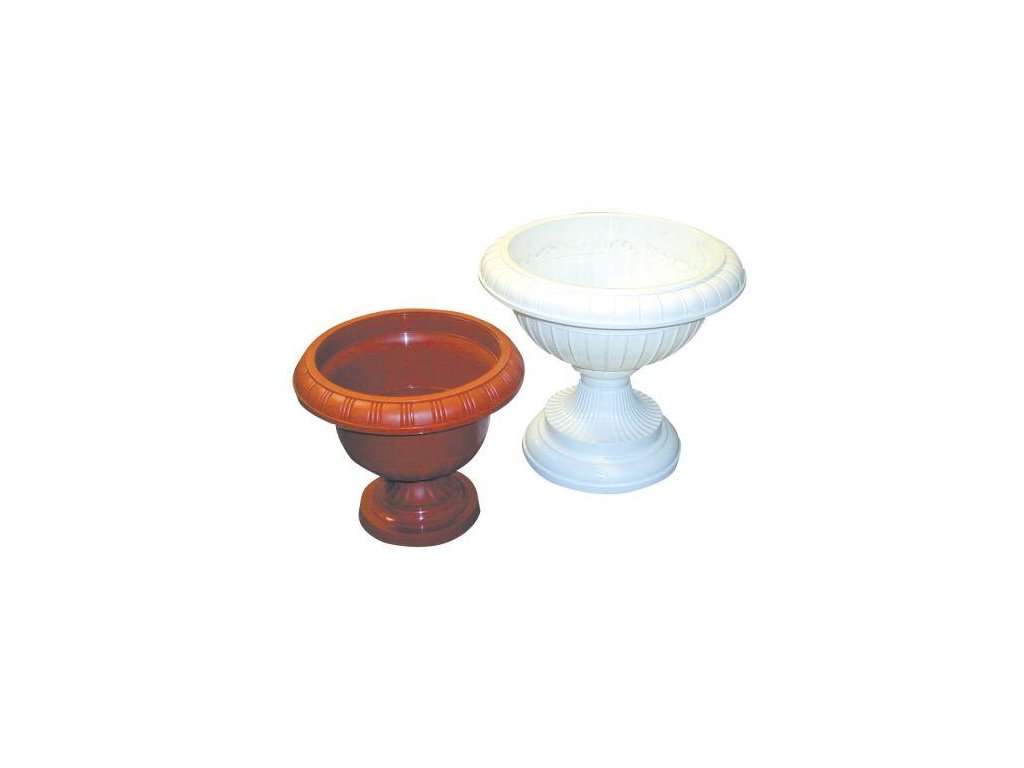 stojan na květ.34 AMFORA v.31cm BÍ