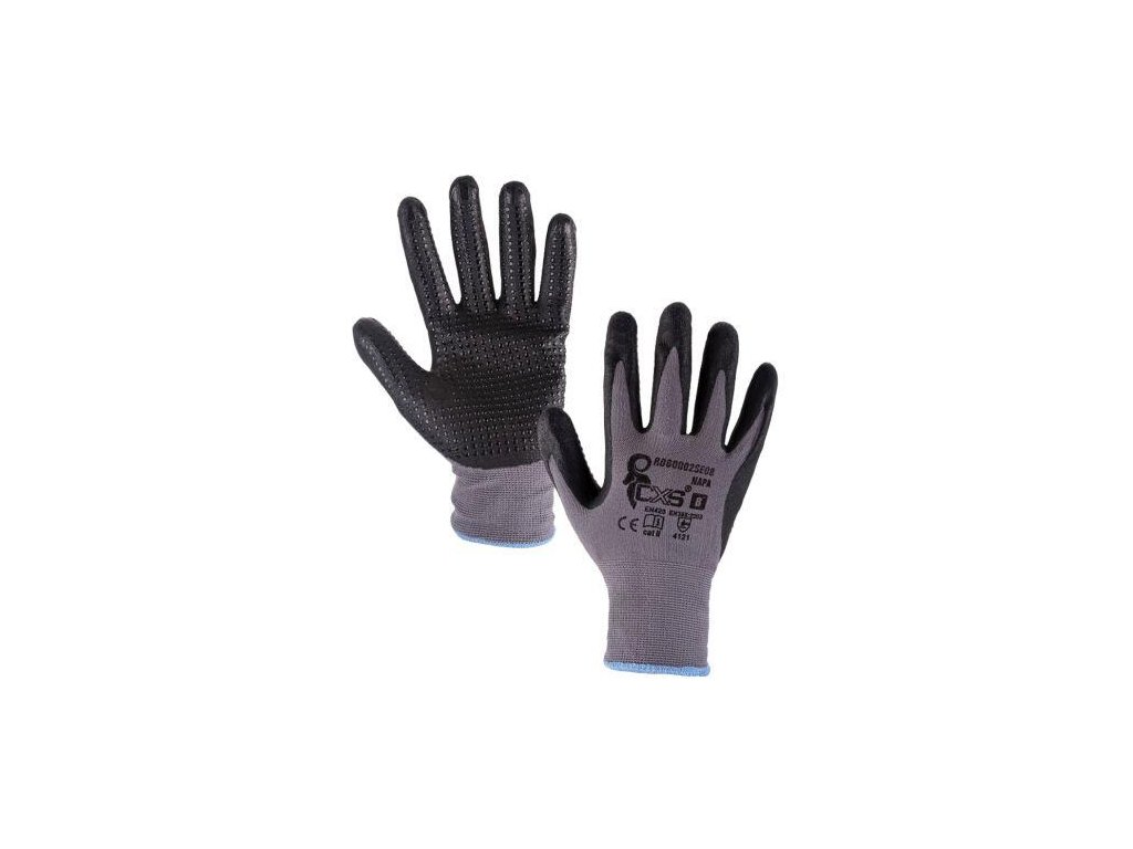 rukavice NAPA 1921 nitril ŠE/ČER 9