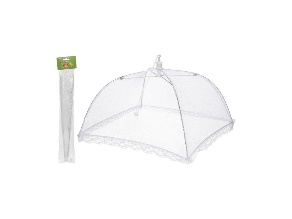 kryt na potraviny skládací 30cm silon+kov BÍ