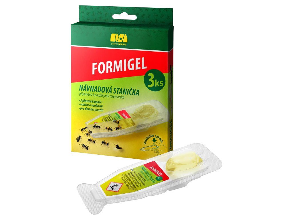 stanička návnadová na mravence FORMIGEL (3ks)
