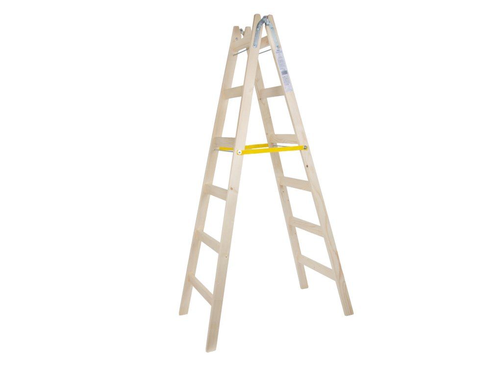 štafle malířské PROFI 6 př. dřevěné nelakované