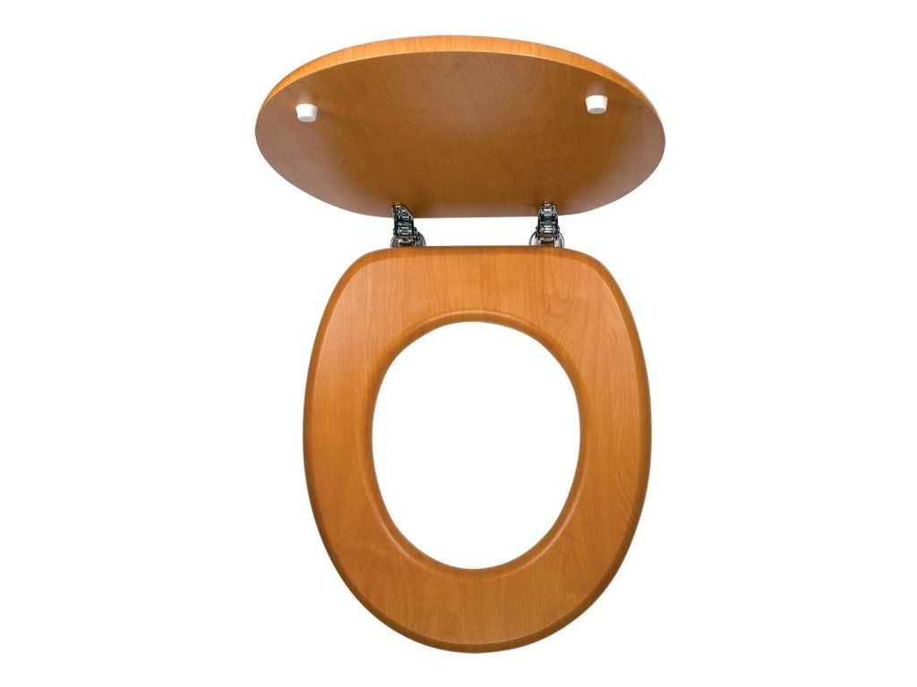 sedátko WC OŘECH sv., dýhovaná MDF