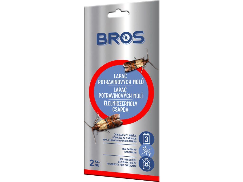 lapač potravinových molů (2ks) BROS
