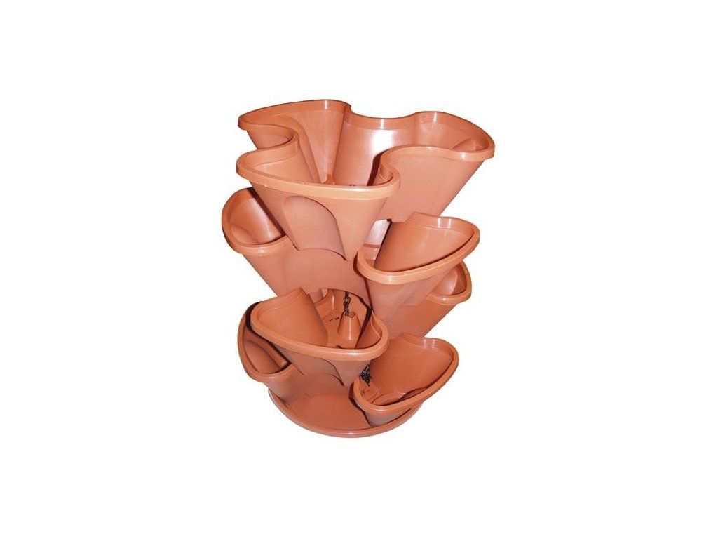 kaskáda závěsná 4 dílná pr.35cm mix barev