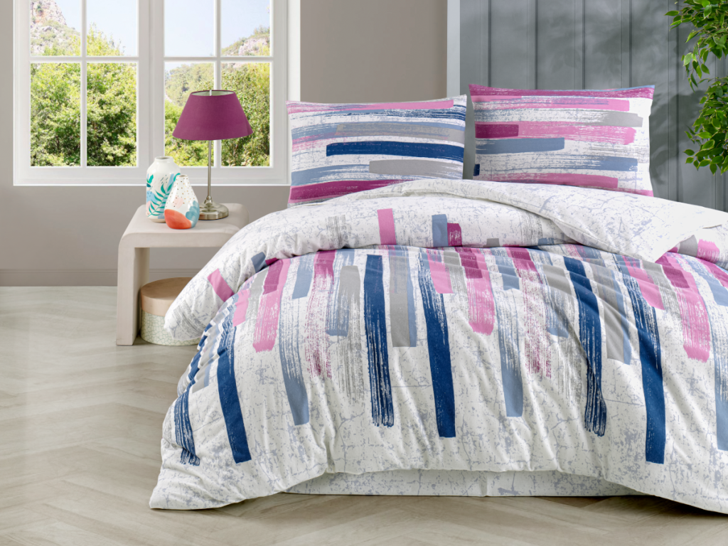 Povlak flanel Mina pink (Rozměr 30x40)