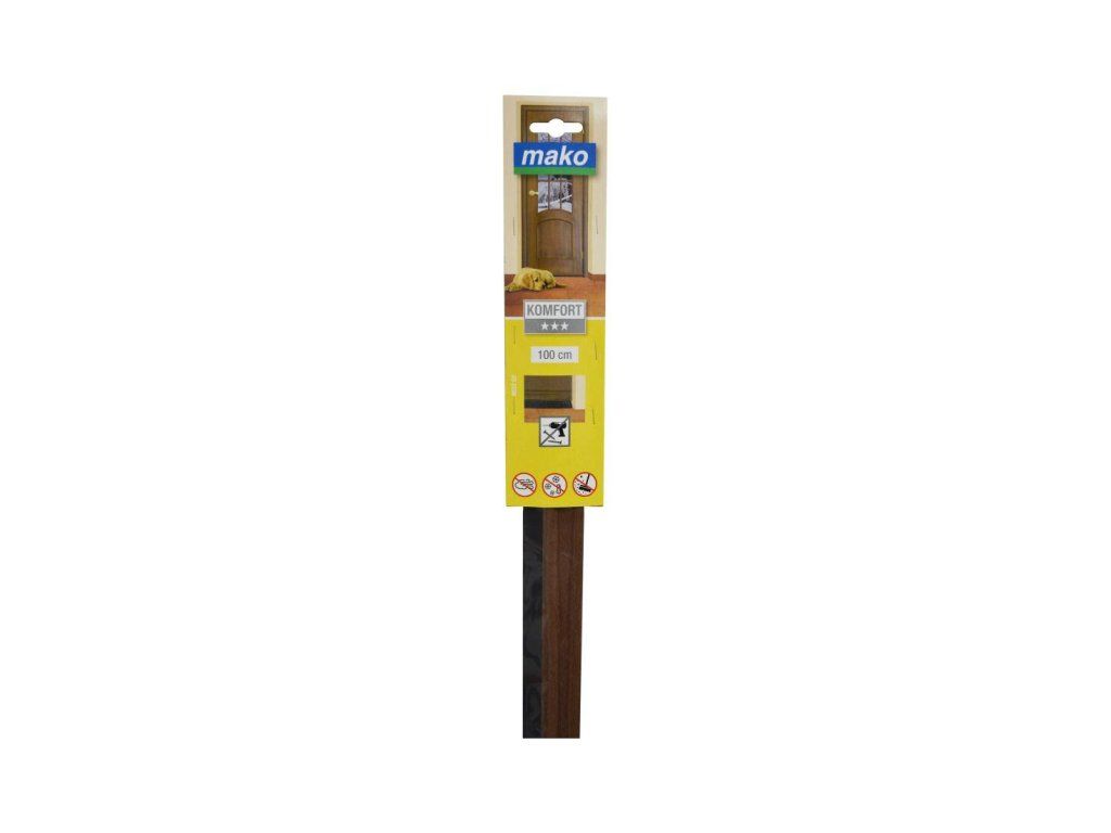 lišta pod dveře těsn. 98cm ořech MAKO