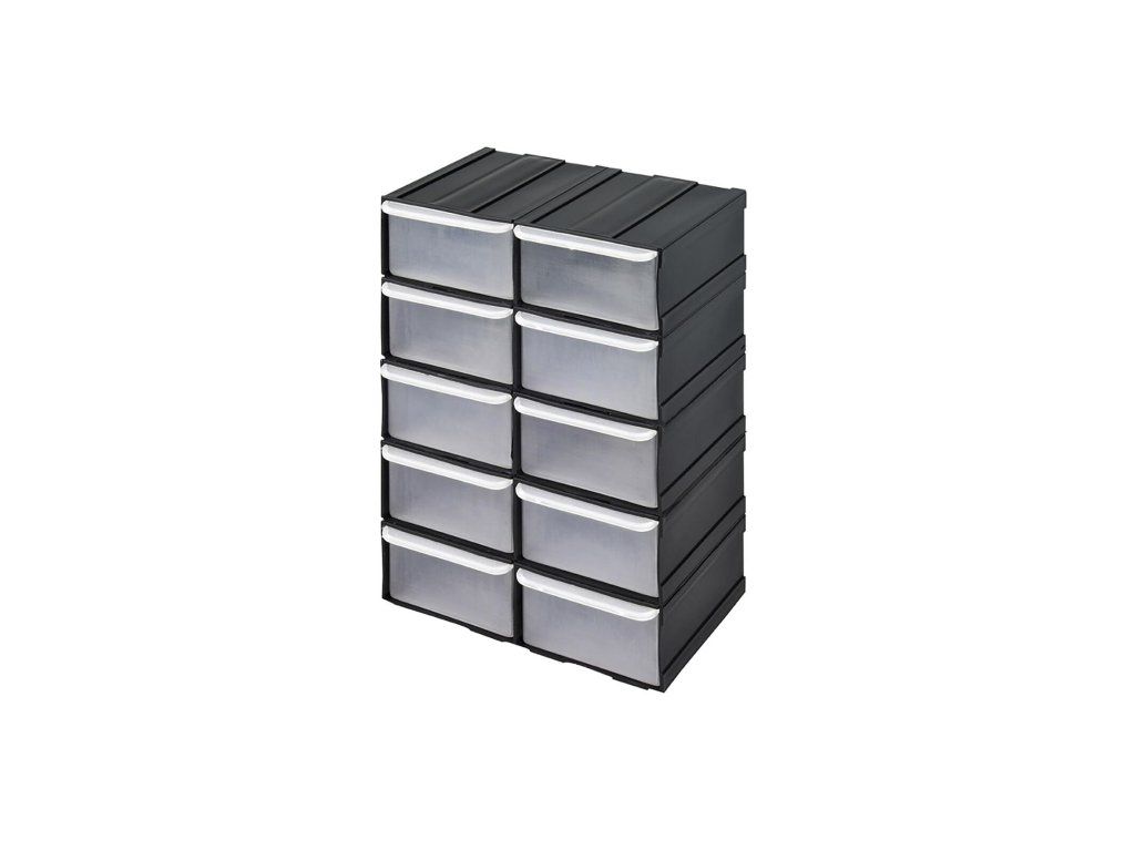 organizér 155x100x225mm, 10 zásuvek, PH