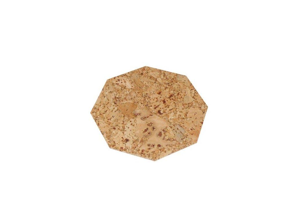 prostírání osmihran 15cm korek (6ks)