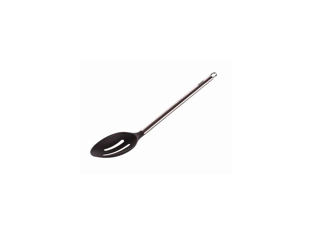 lžíce s otvory 33cm nylon + nerez