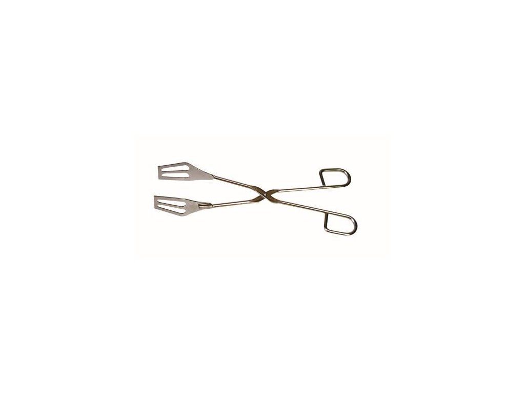 kleště servírovací plocha+plocha 23cm nerez