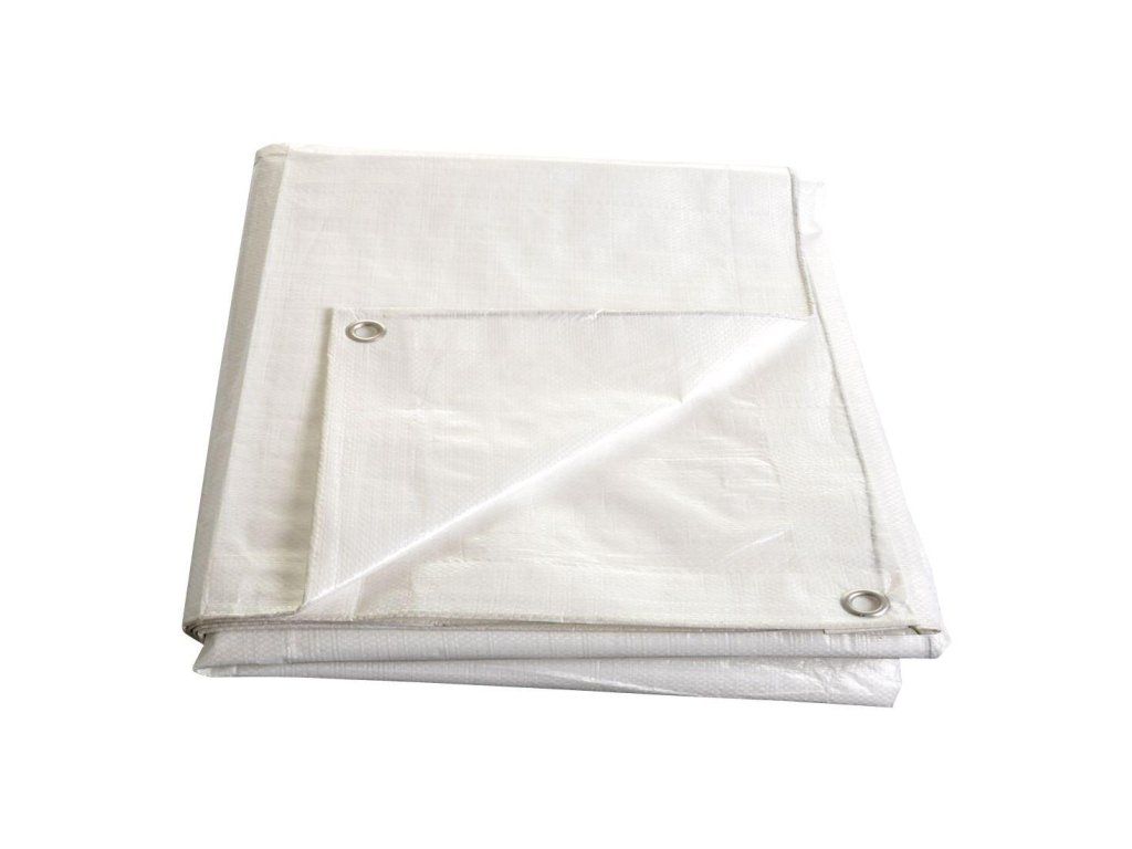 plachta s oky 5x 8m BÍ 140g/m2, kašírovaná