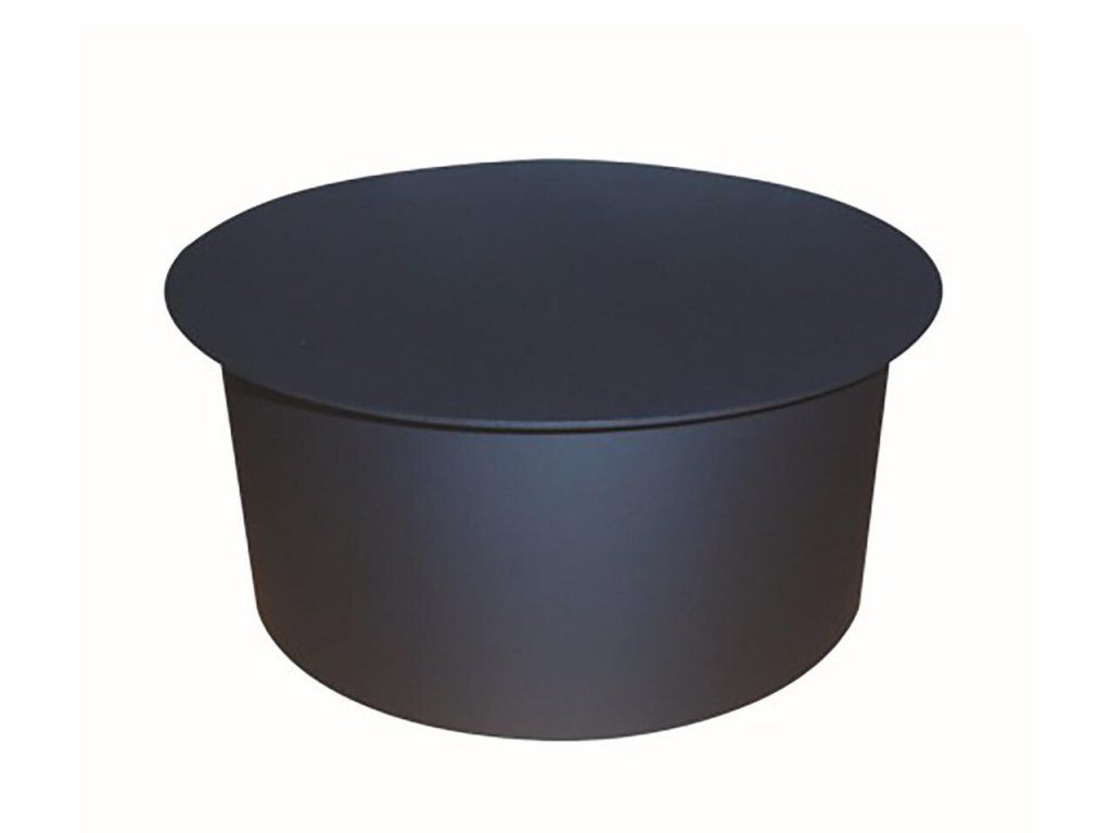 víčko kouřové 125mm t.1,5mm ČER