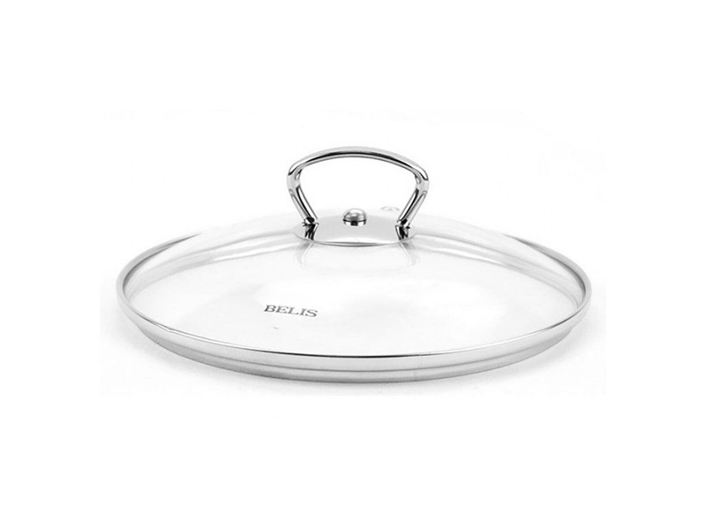 poklice sklo 14cm s nerez úchytem