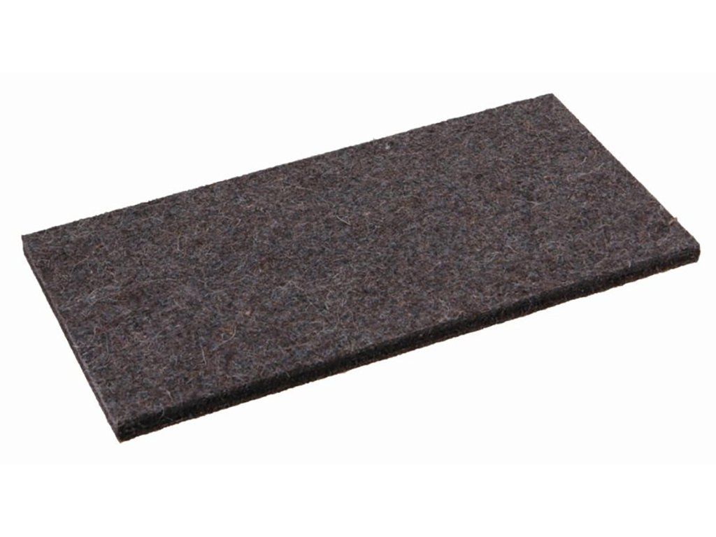 plsť náhradní ČER 280x140x10mm