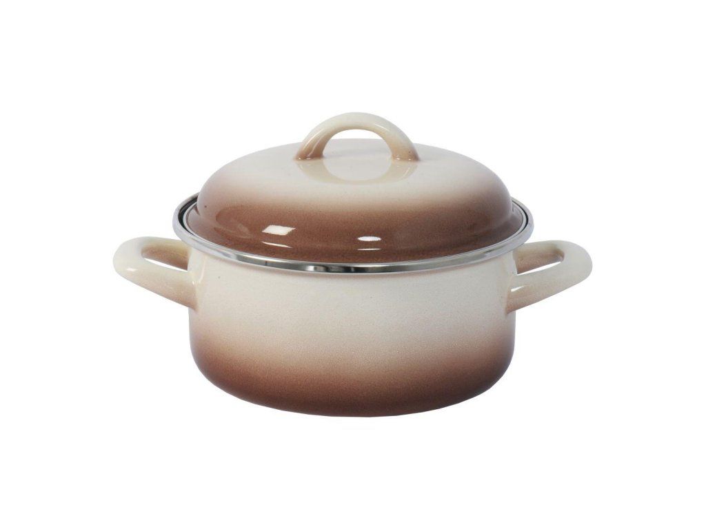 kastrol + poklice pr.22cm 3,5l CAPUCCINO