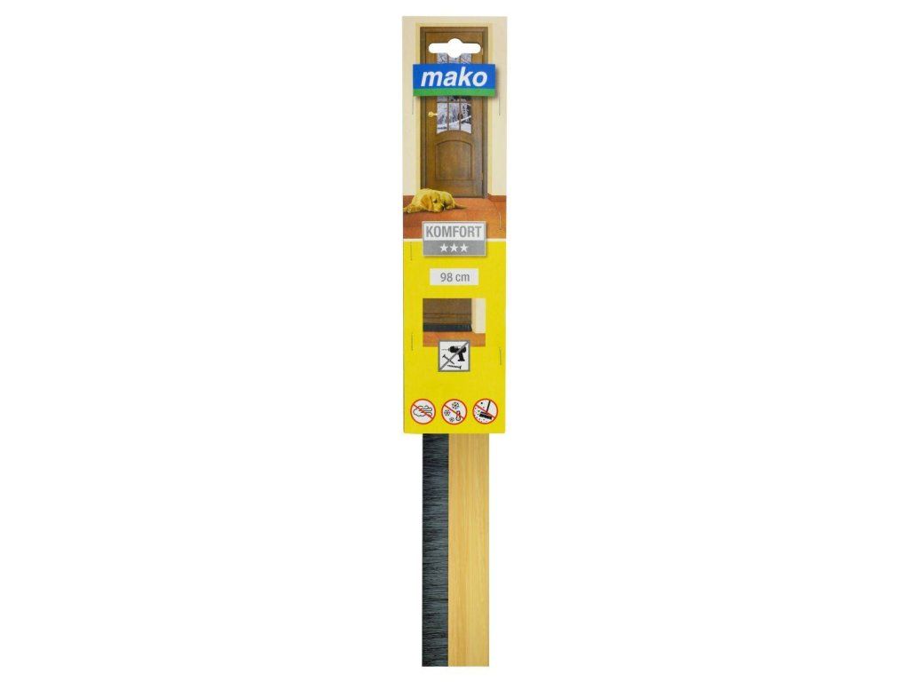 lišta pod dveře těsn. 98cm borovice MAKO
