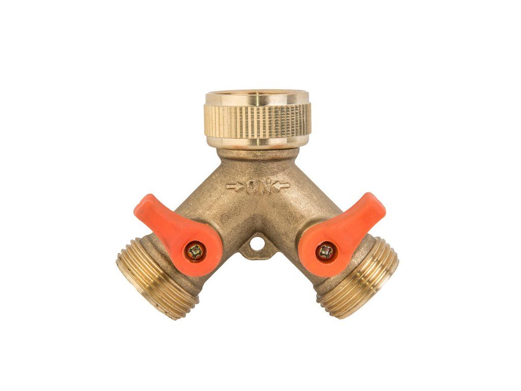 rozdvojka s ventily 3/4" BR-2234 Ms