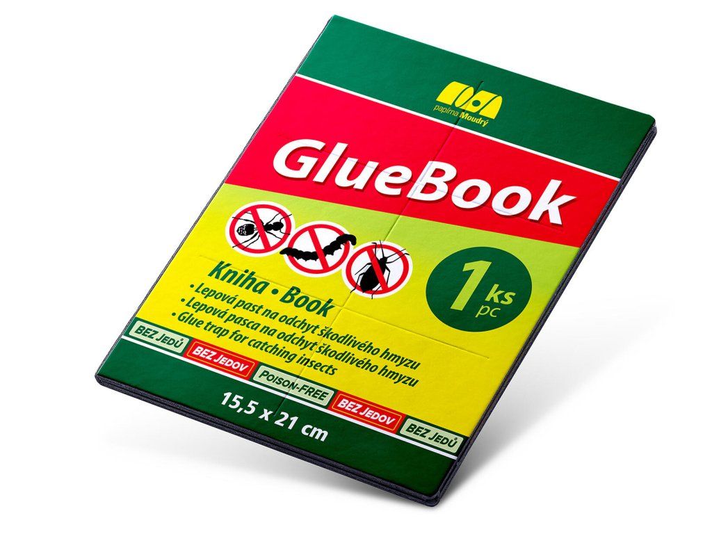 lapač na lezoucí hmyz kniha GlueBook