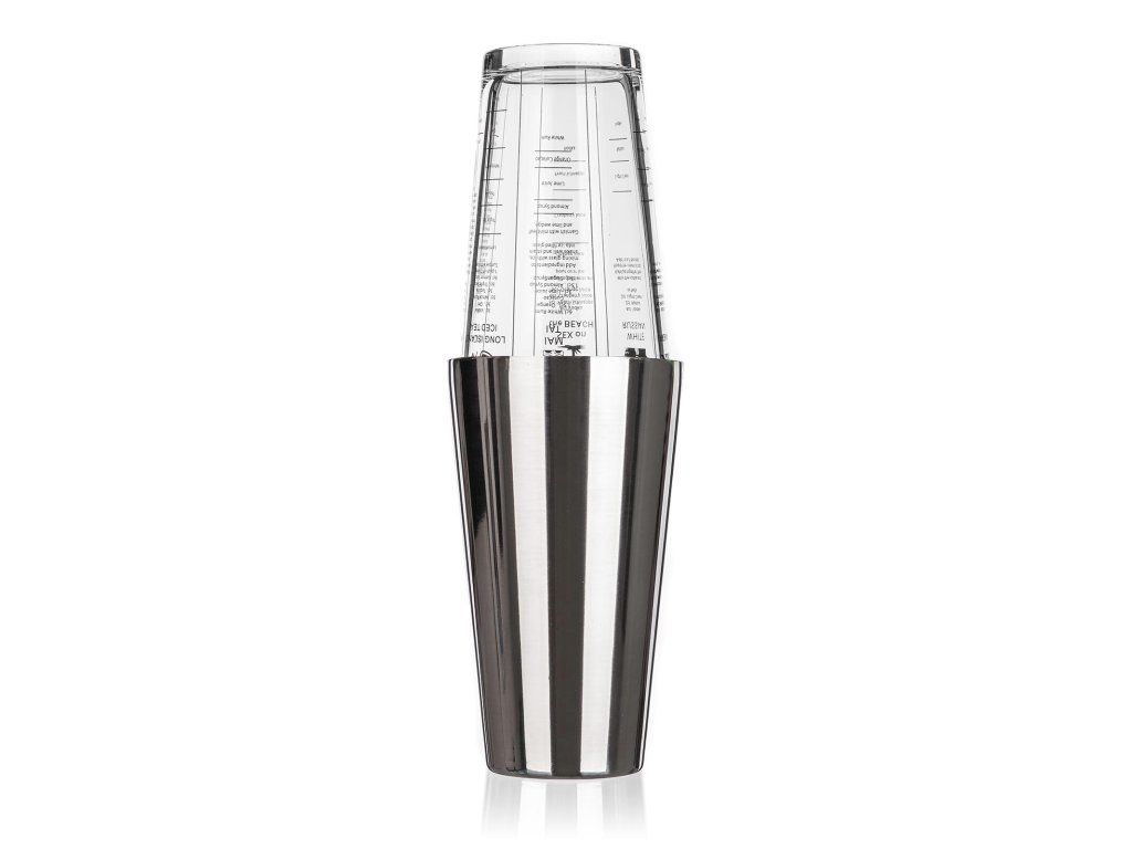 šejkr 830ml AKCENT nerez + sklenice 450ml