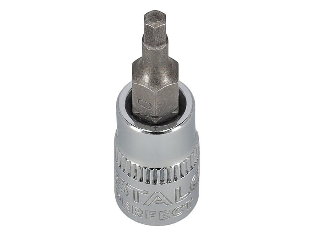 hlavice 1/4" s bitem IMBUS HEX 8mm STALCO