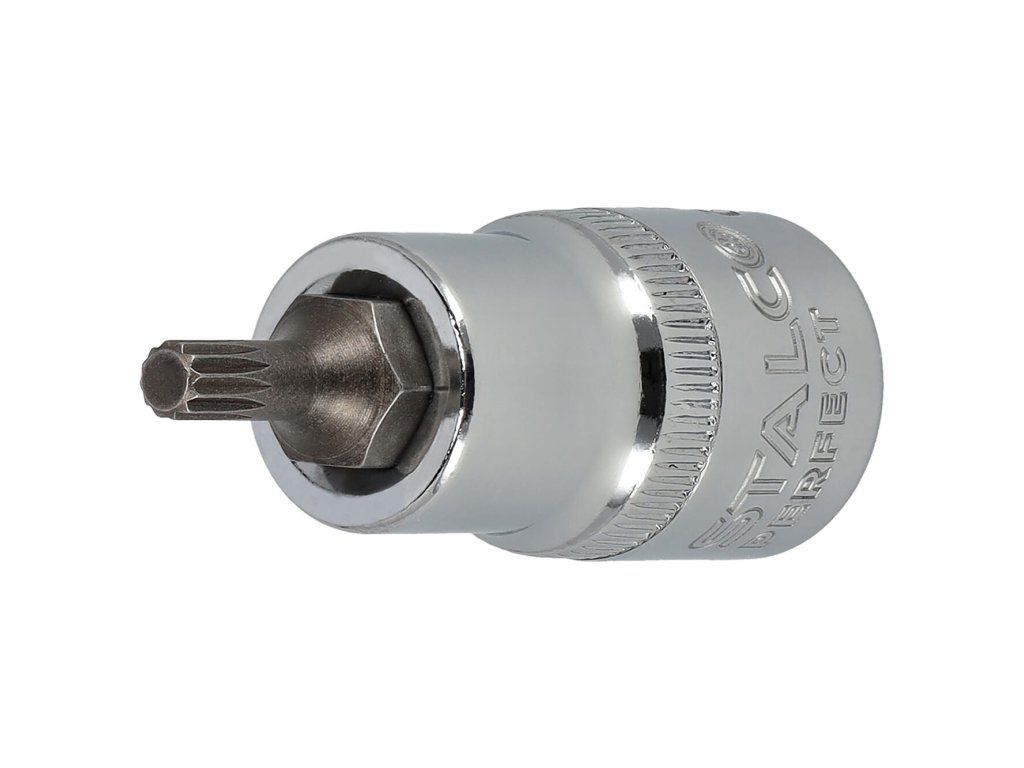 hlavice 1/2" s bitem SPLINE M5; 55mm STALCO