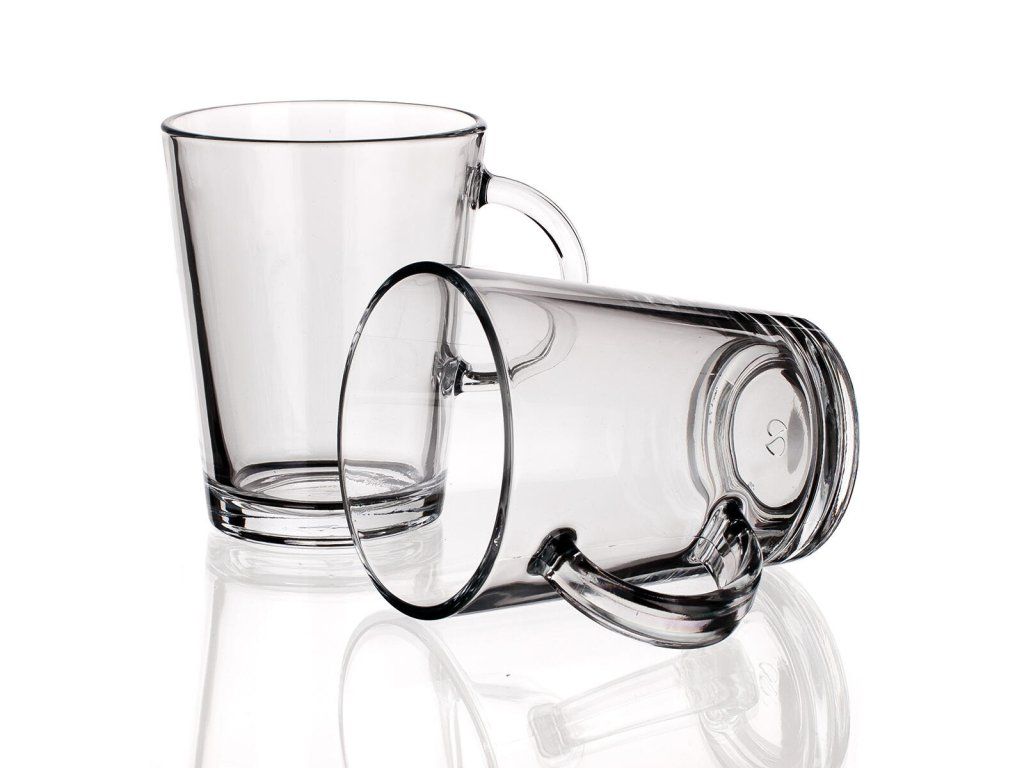 hrnek 400ml TRIBECA skleněný (2ks)