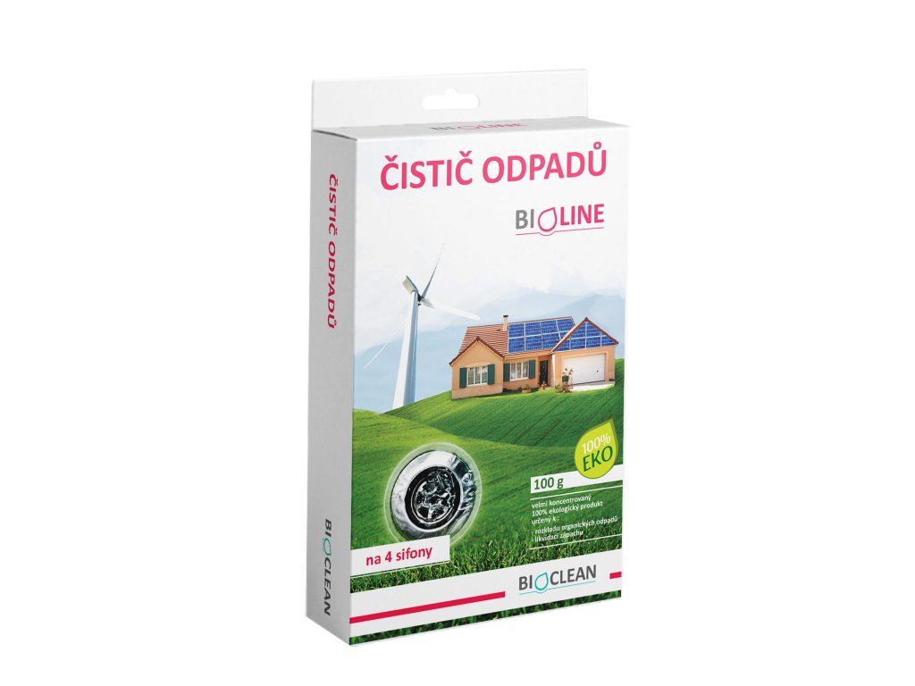 čistič odpadů, sifonů biologický 100g Bioline
