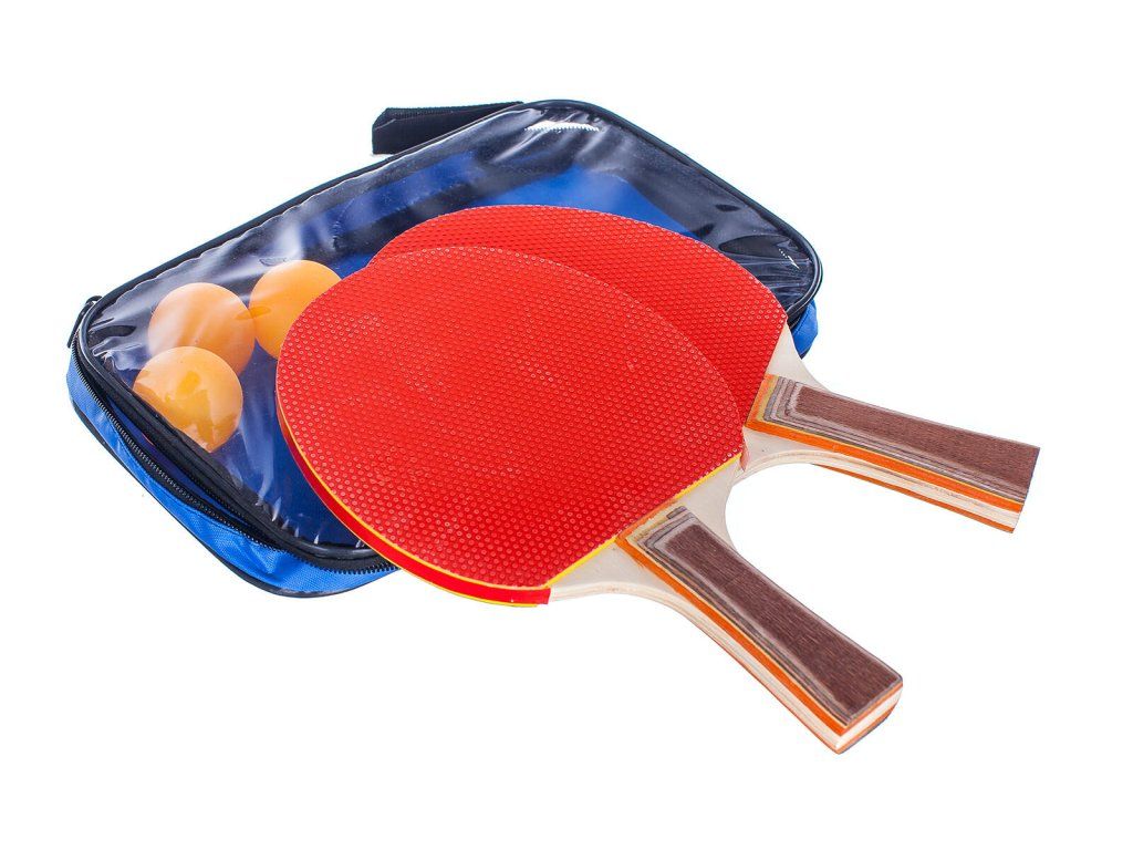 sada STOLNÍ TENIS 5díl. (2x pálka, 3x míček)