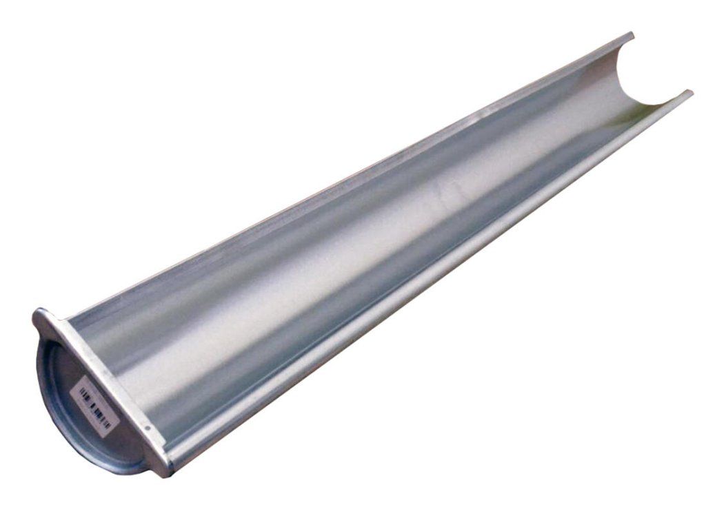 žlab koncový L 250mm d.1m Zn