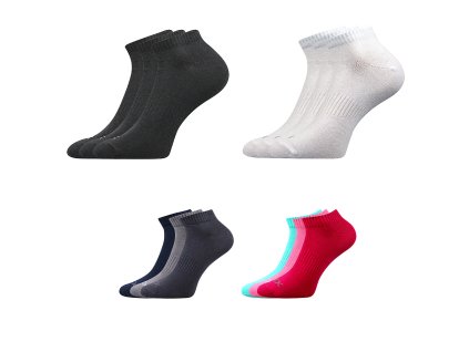 ponožky Baddy A 3pár (Barva černá, Velikost 35-38 (23-25))