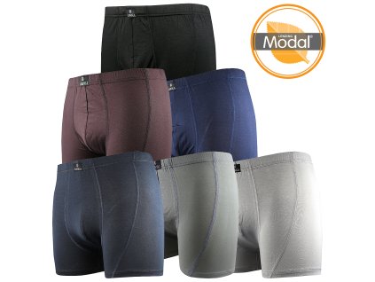 boxerky Bernard Modal (Barva černá, Velikost XXL)