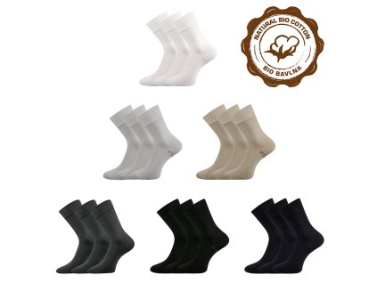 ponožky Bioban BIO bavlna (Barva tmavě šedá, Velikost 35-38 (23-25))