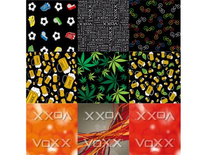 Multifunkční návlek VoXX (Barva vzor fotbal, Velikost uni)