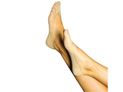ťapky NYLON step 2pár - sáček 20 DEN / 2 páry (Barva beige, Velikost uni)
